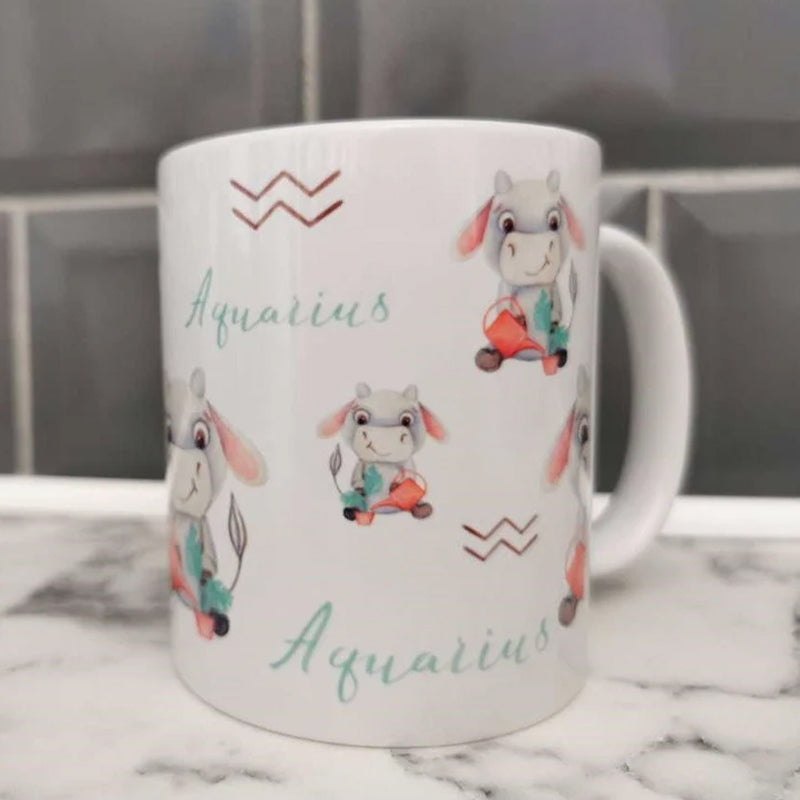 Cartoon Zodiac Mugs Horoscope Gift