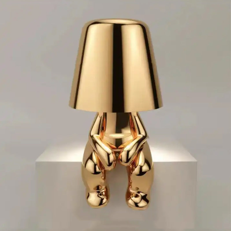 Golden Little Man Touch LED Table Lamp