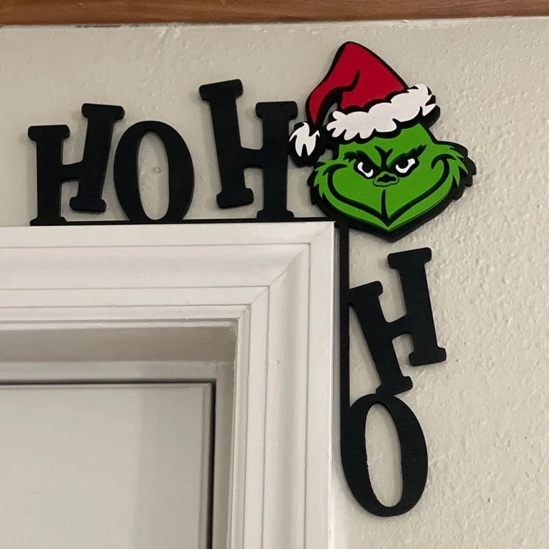 Grinch Holiday Door Corner