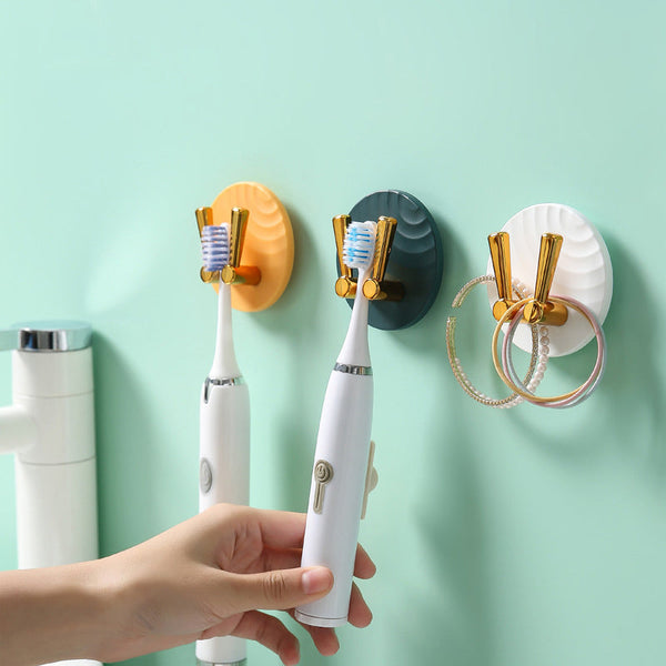 Toothbrush Holder Nail-Free Sticky Hook