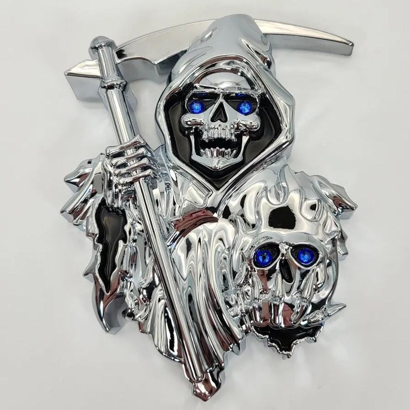 3D Grim Reaper Car Logo