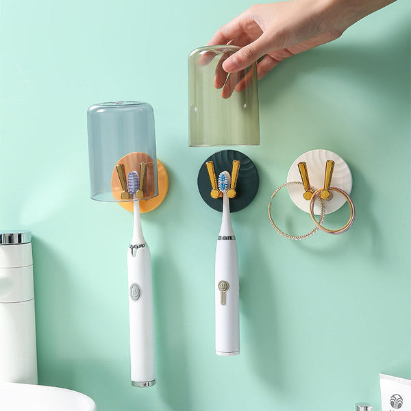 Toothbrush Holder Nail-Free Sticky Hook