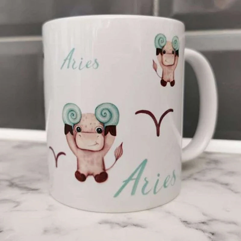 Cartoon Zodiac Mugs Horoscope Gift