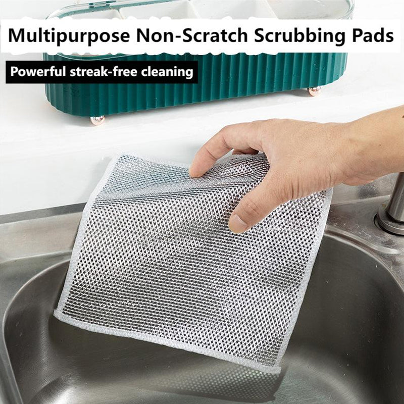 Multi-Purpose Non-scratch Wire Dish Cloth for Wet and Dry