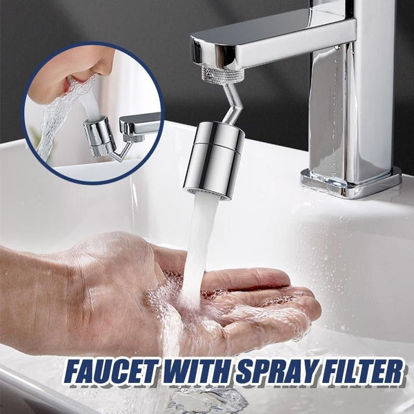 720° Rotatable Universal Splash Filter Faucet with 4-Layer