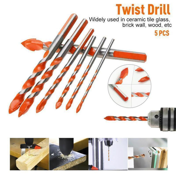 Triangular-overlord Handle Multifunctional Drill Bits