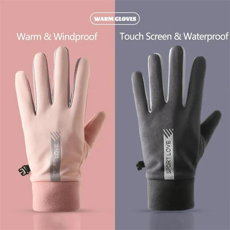 Winter Outdoor Touch Screen Thermal Gloves Unisex