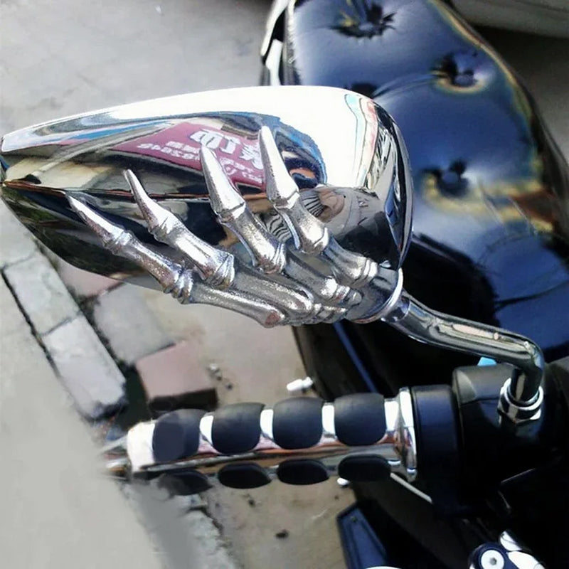 Skull Hand Rearview Side Mirror