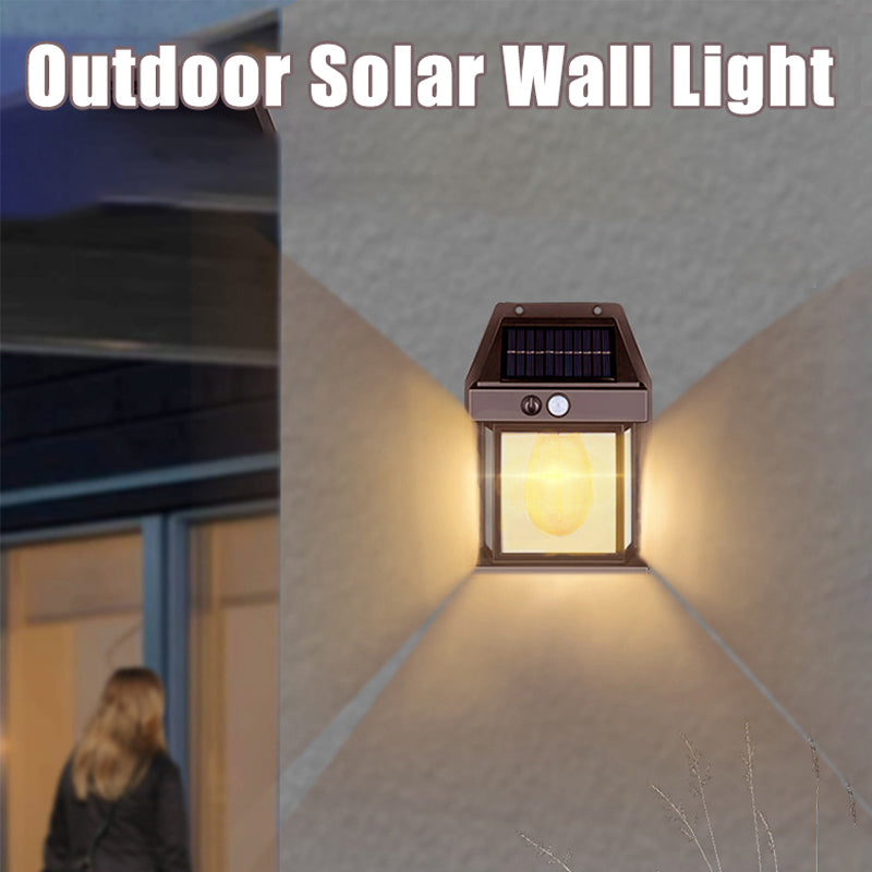 Outdoor Solar Tungsten Wall Light