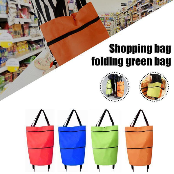 2 In 1 Foldable Eco-friendly Shopping Cart