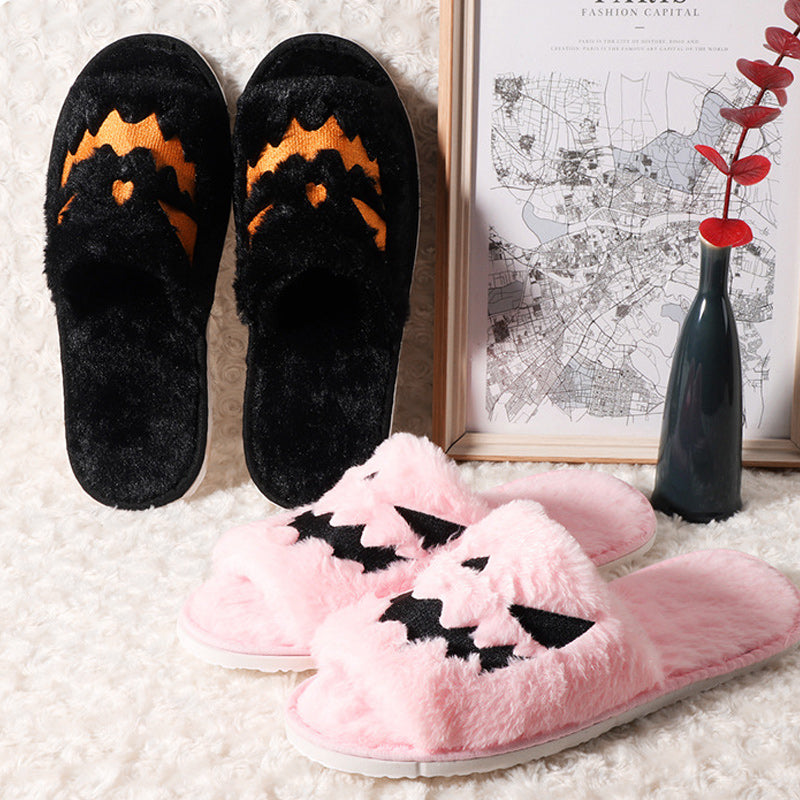 Halloween Pumpkin Lantern Slippers