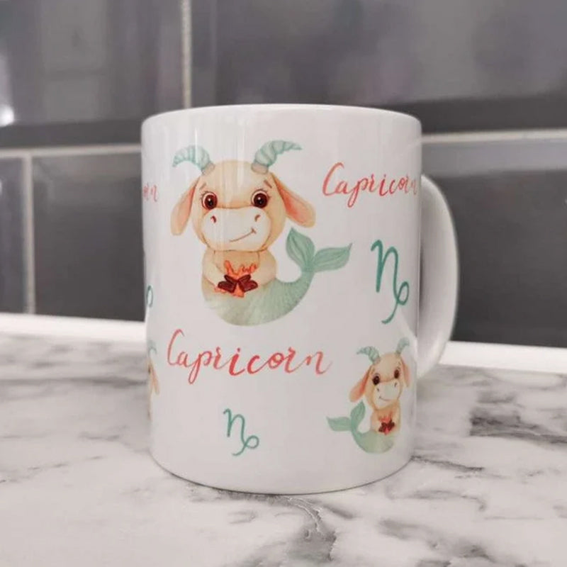 Cartoon Zodiac Mugs Horoscope Gift