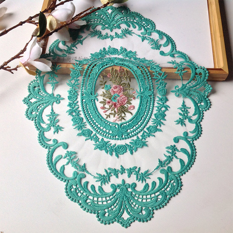 Handmade Crochet Lace Tablecloth Doilies