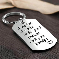 Reminder To Do Things Stainless Steel Keychain