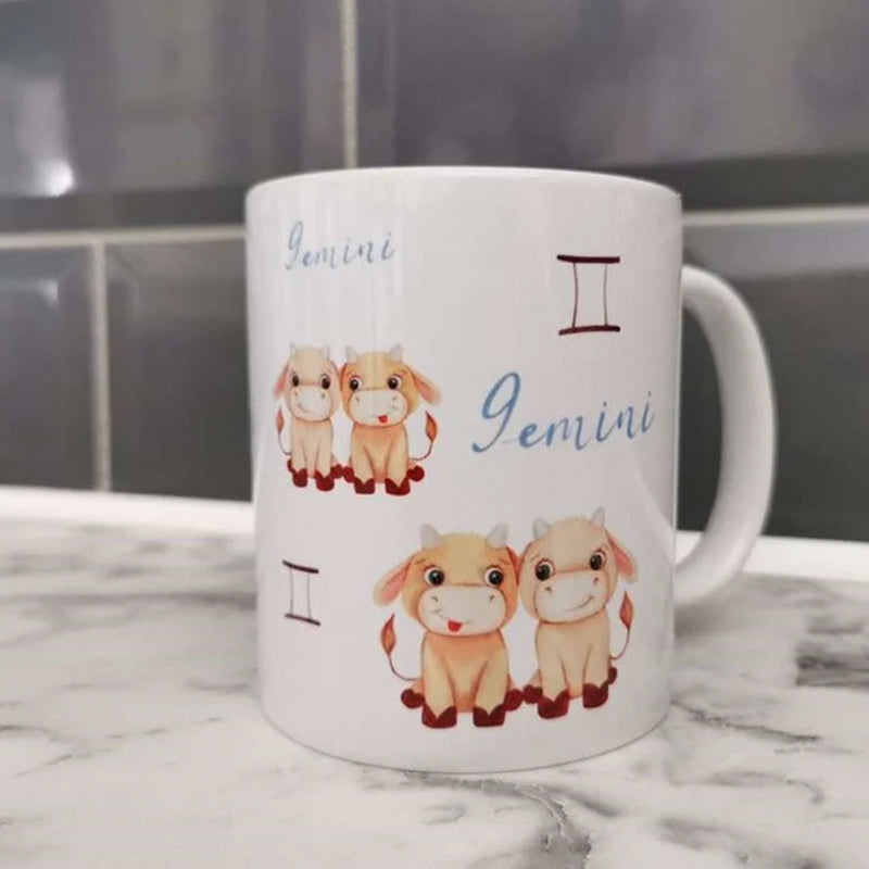 Cartoon Zodiac Mugs Horoscope Gift