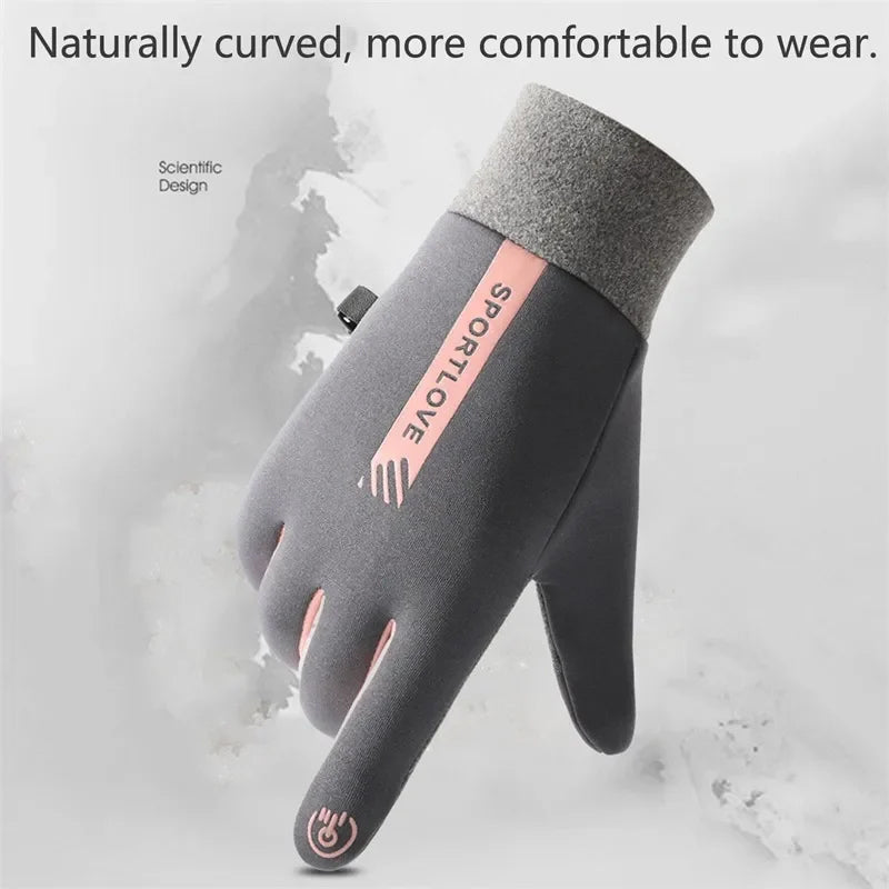 Winter Outdoor Touch Screen Thermal Gloves Unisex