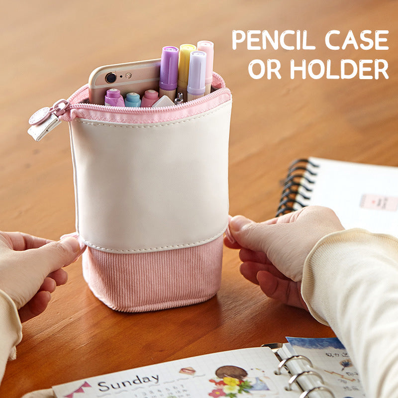 Versatile Corduroy Pencil Case