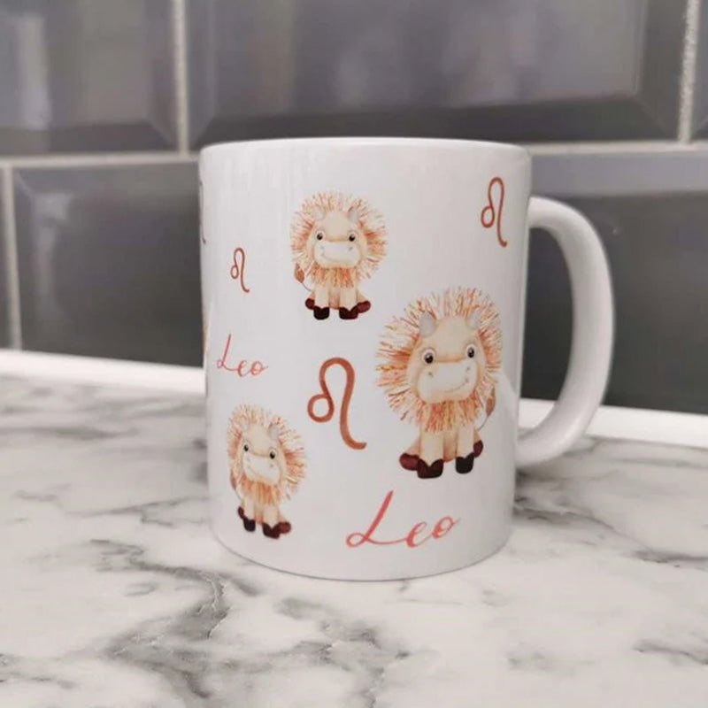 Cartoon Zodiac Mugs Horoscope Gift