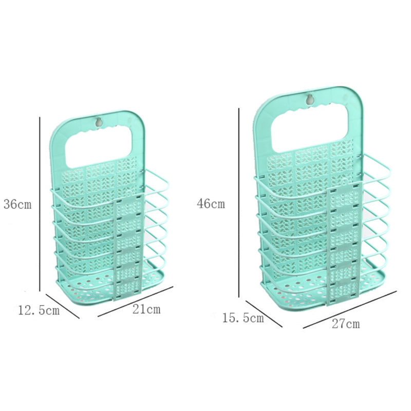 Folding Wall-mounted Non-Perforated Storage Baskets