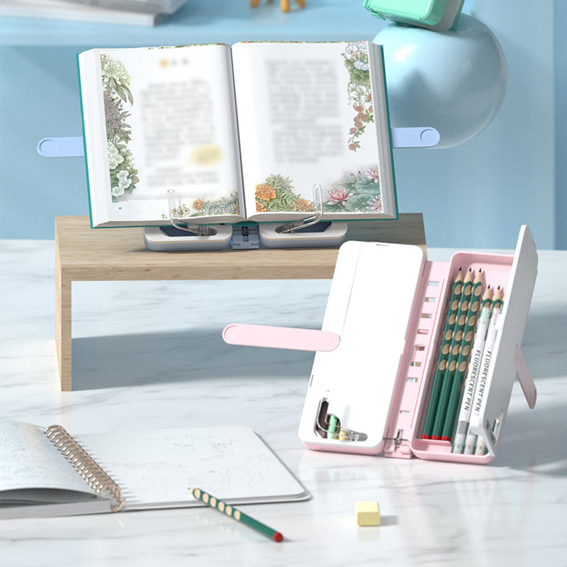 Foldable Bookshelf Pencil Case Holder