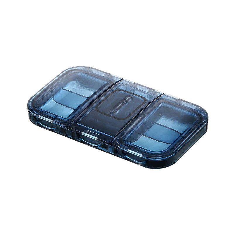 Rectangle Pill Case Organizer Container