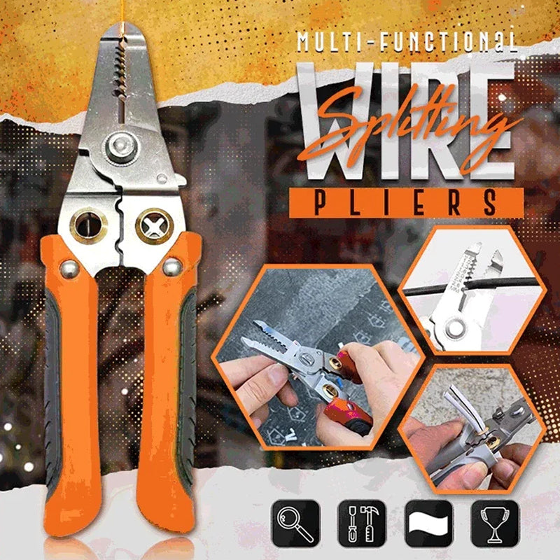 Multi-functional Wire Splitting Pliers