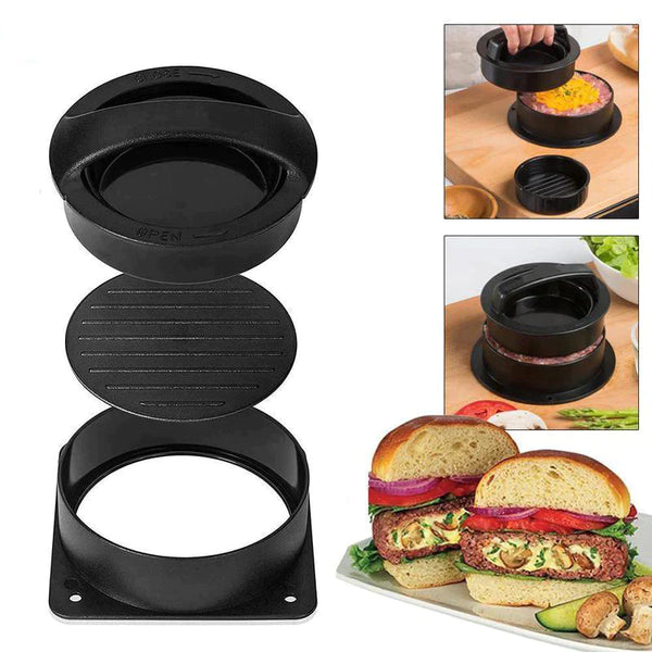 🍔3 in 1 Stuffed Hamburger Press Patty Maker