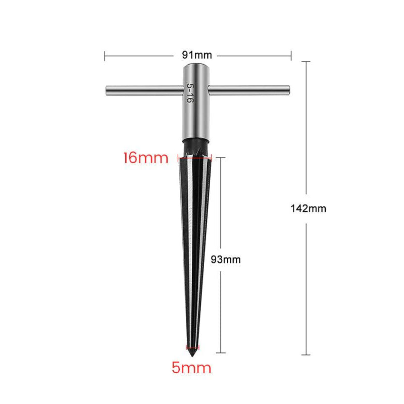 3-13mm, 5-16mm Hand Held T-Handle Tapered Reamer