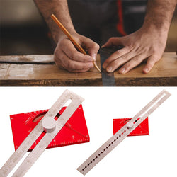 Aluminum alloy multifunctional angle ruler