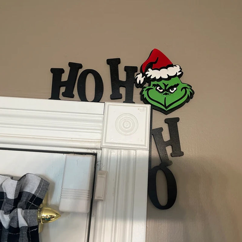 Grinch Holiday Door Corner