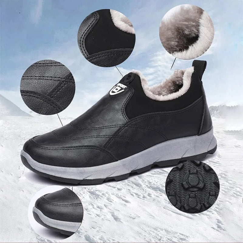 Men's Winter Waterproof Leather Boots