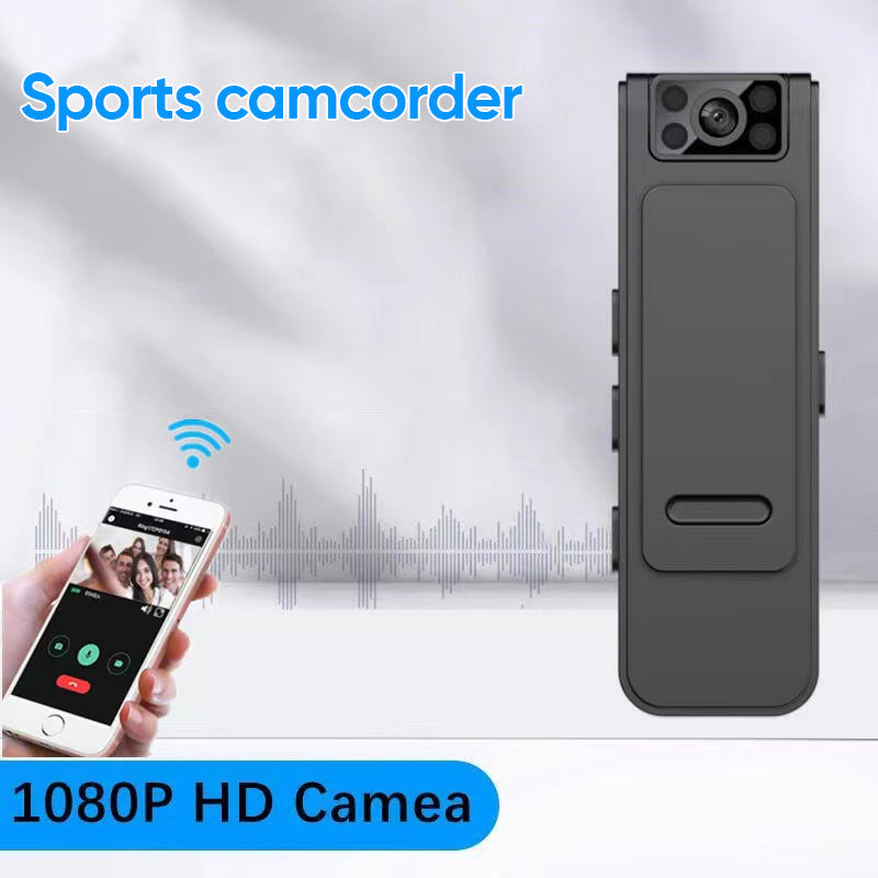 HD 1080P Portable Magnetic Back Clip Camera