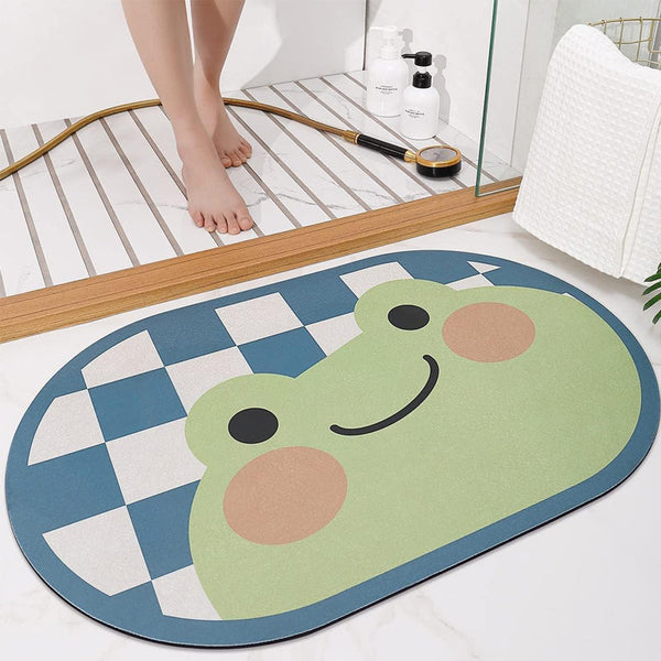 Cute Cartoon Bathroom Super Absorbent Quick Dry Mat