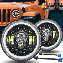 Skull LED Headlights