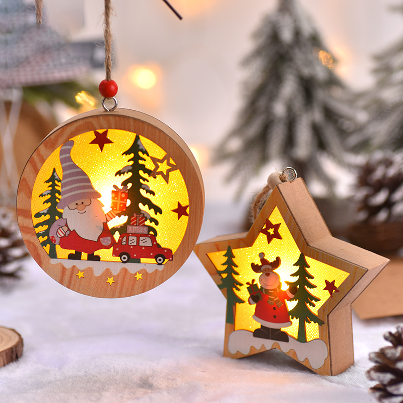 Christmas Tree Decoration Hanging Light Box