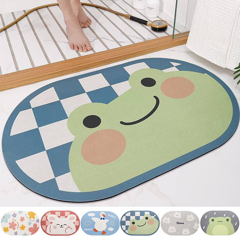 Cute Cartoon Bathroom Super Absorbent Quick Dry Mat