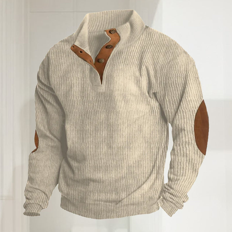 Men's Outdoor Casual Stand Collar Long Sleeve Sweatshirt