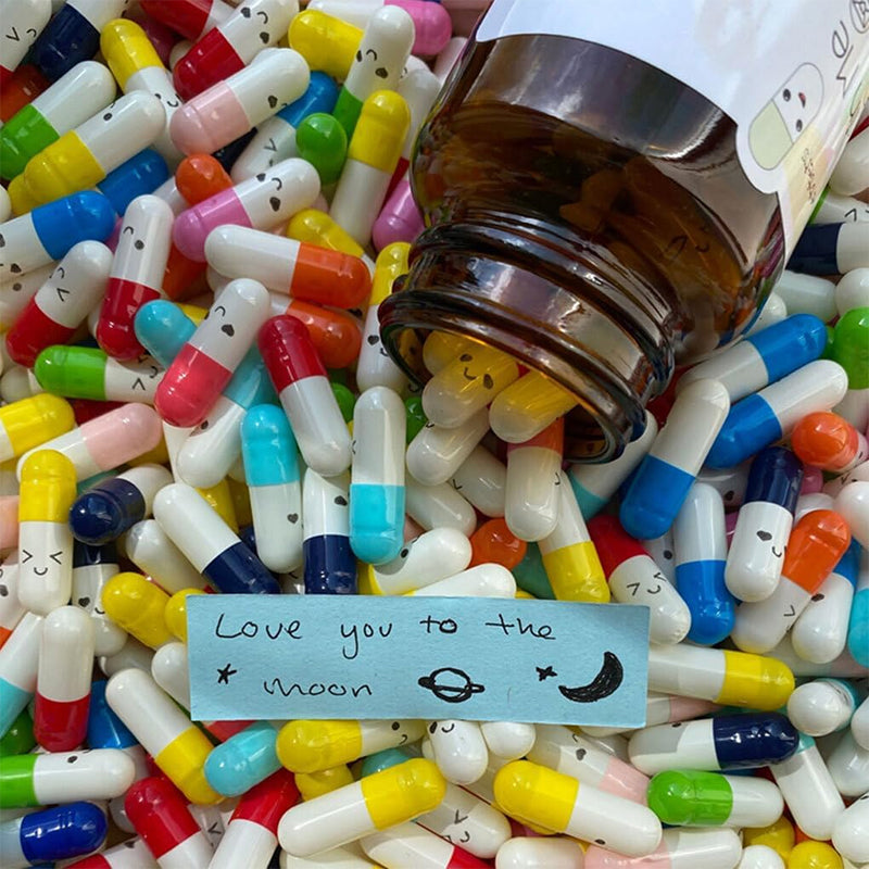 Daily Dose Of Love Note Capsules | Meaningful Personalized Cute Gift for Her/Him