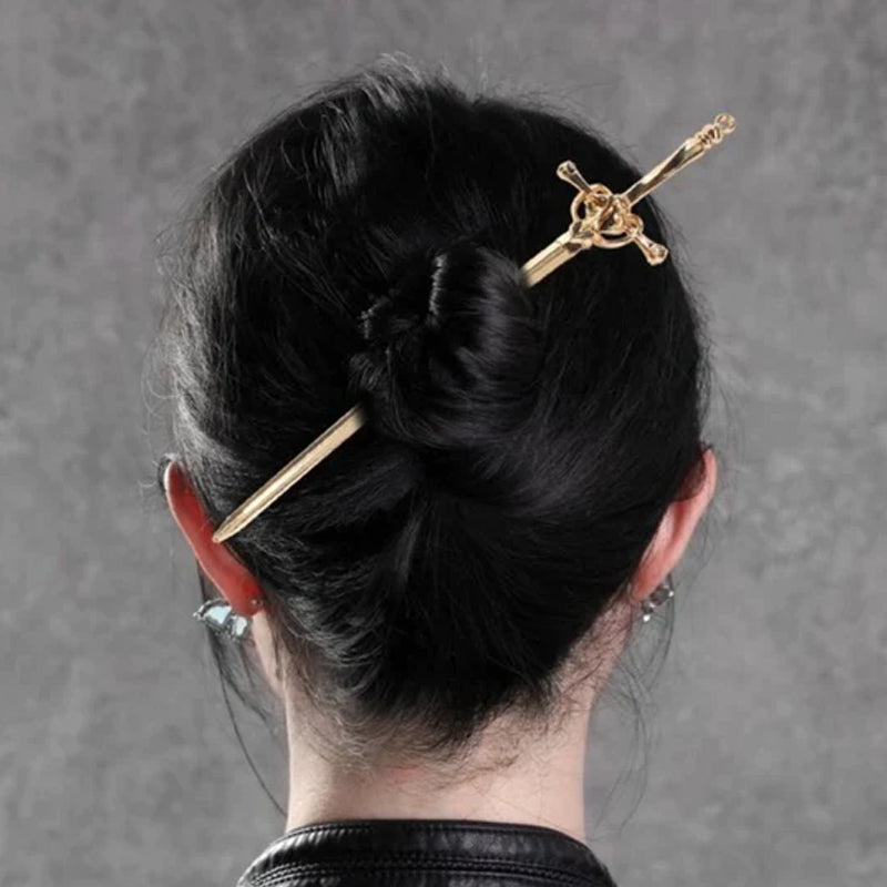 Sword Hair Pin Stick Hair Styling Accessory