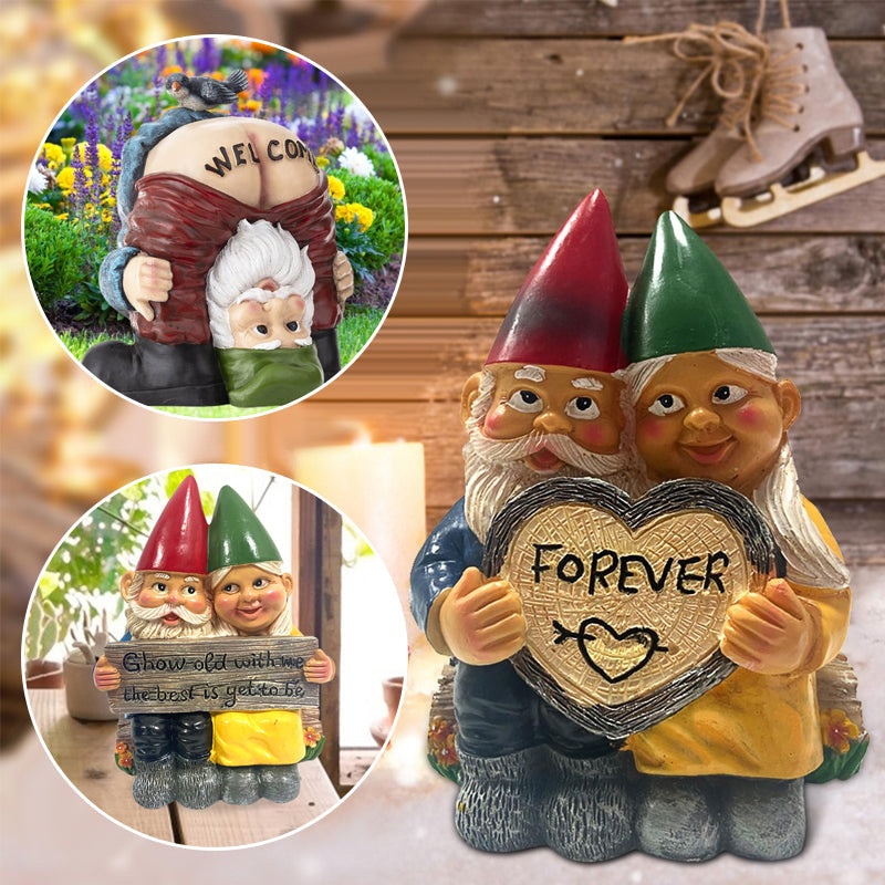 Gnome & Forever Couple Decoration