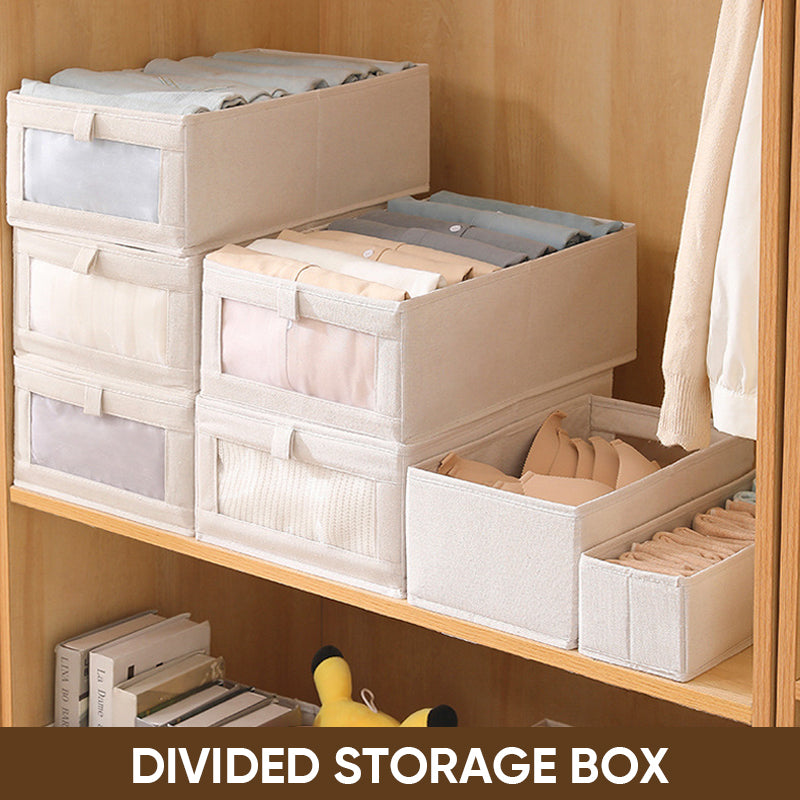 Visual Window Cotton and Linen Storage Box