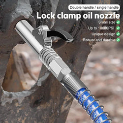 Strong Lock on Grease Tool Couplers, High Pressure Grease Gun Coupler