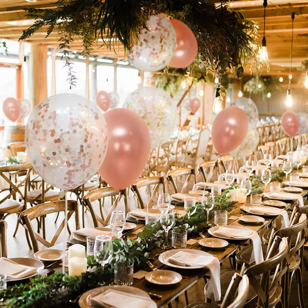 Rose Gold Latex Balloons