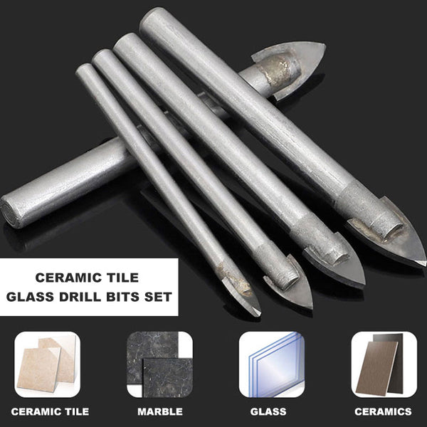 Ceramic Tile Glass Drill Bits (5 PCs)