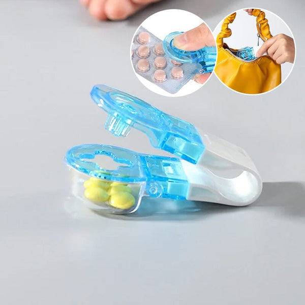 Easy Open Portable Pill Remover for Blister Pack Tablet Dispenser