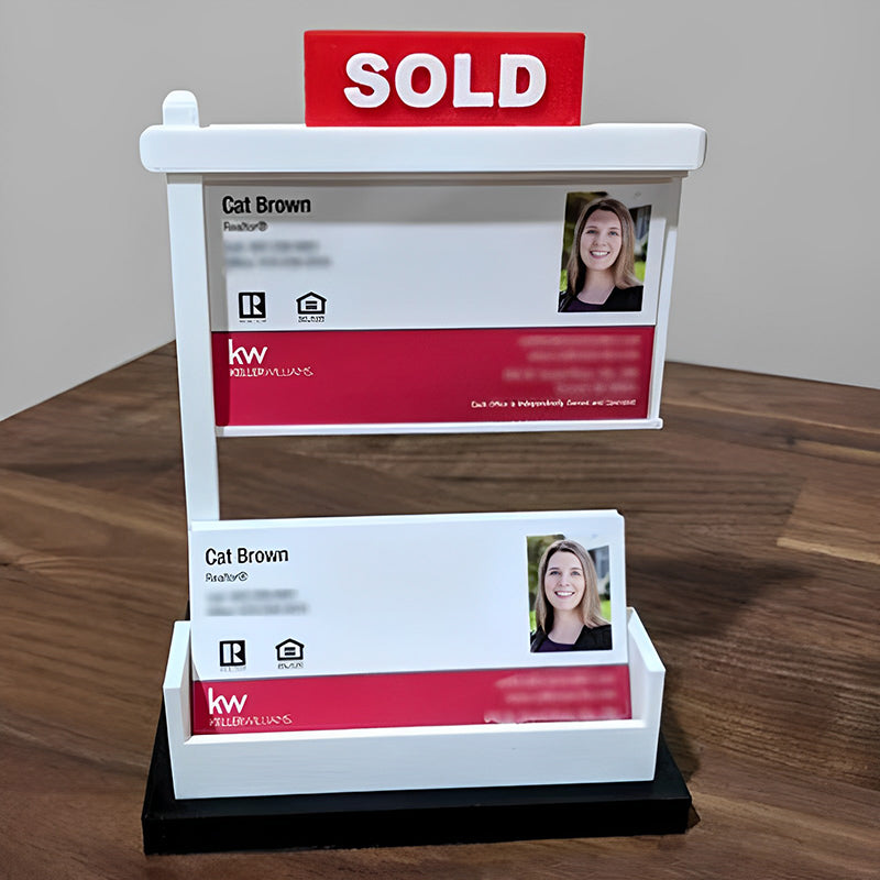 Real Estate Business Card Display