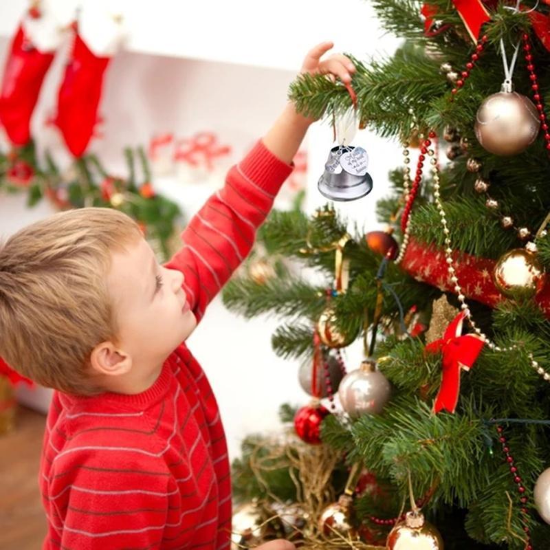 Heart-Warming Christmas Memorial Bell Pendant