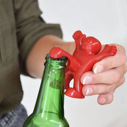 Happy Man Corkscrew - Bottle Opener, & Wine Stopper