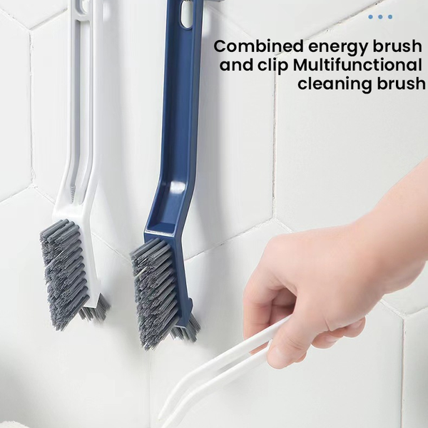 2 in 1 bathroom cleaning brush crevice brush