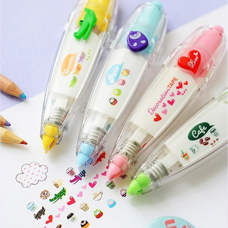 Novelty Cute Cartoon DIY Correction Tape Pen